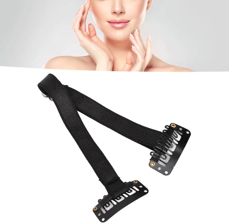 woobles 4PCS Face Lifting Band with Hairclip, Eyebrows and Eyes Lift Clip Kit, Adjustable Elastic Facial Lift Belt, Eye Wrinkle Removal Belt (Black) - Image 5